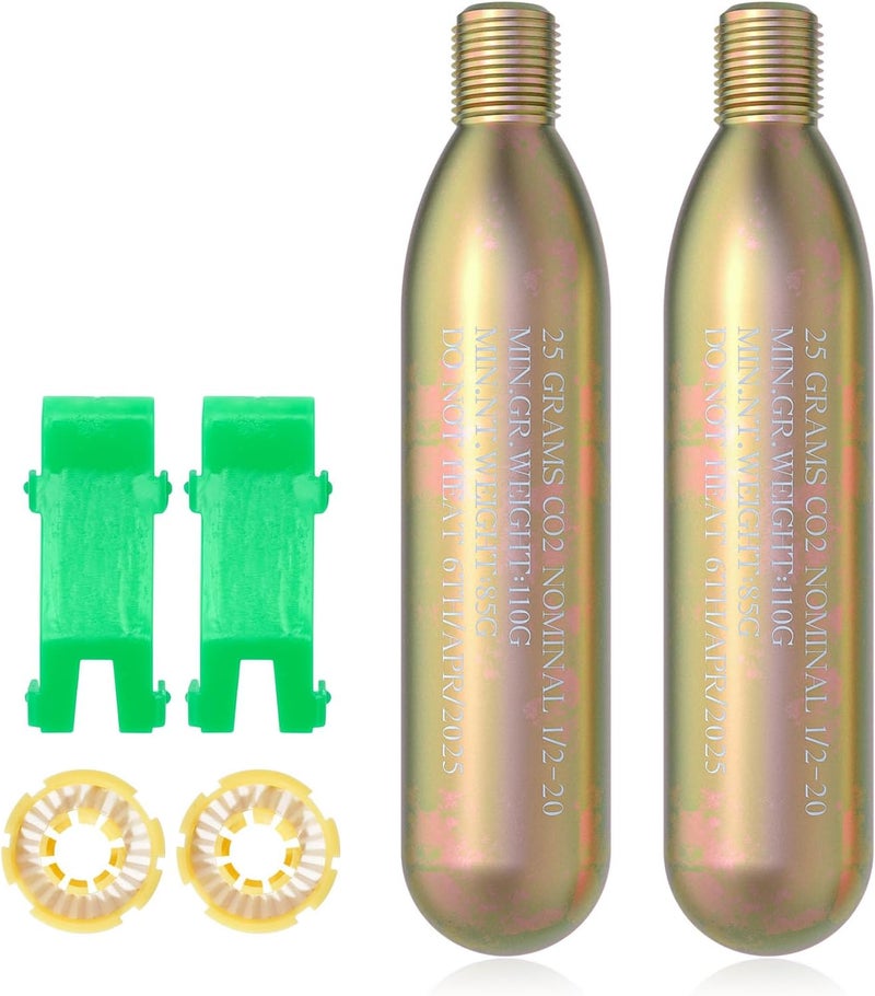 CODIEKEY 24G Co2 Cartridge Cylinder for Life Vest, Accessory for C02 PFD Rearming Kit, for Auto/Manual Inflating Life Jacket, for Adult, Used for Fishing, Surfing, Sea/Ocean Activities - Image 1